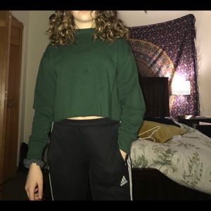 Cropped sweatshirt
